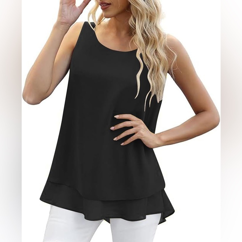 Womens Chiffon Tank Top